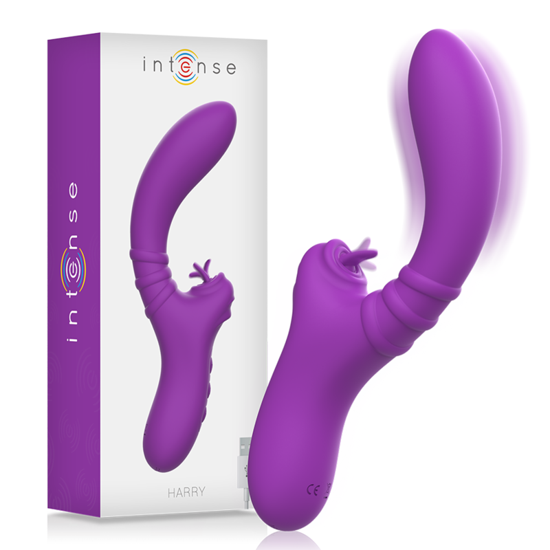 Comprar Intense Harry Vibrador Flexible Morado – Estimulador Con Diseño Ergonómico Para Sensaciones Únicas-Noxtic