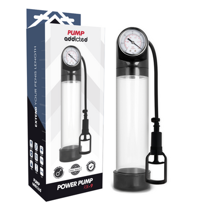 Comprar PUMP ADDICTED Bomba Ereción RX9 Transparente – Diseño Ergonómico Para Mayor Comodidad-Noxtic