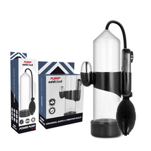 PUMP ADDICTED Bomba Erección RX3 Transparente – Innovador Juguete Con Vibrador Para Placer Personal