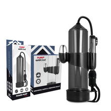 Comprar PUMP ADDICTED Bomba Erección RX5 Negro – Juguete Erótico Con Vibrador Para Placer Mejorado-Noxtic