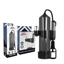 Comprar PUMP ADDICTED Bomba Erección RX7 Negro – Potente Dispositivo Con Vibrador Para Mejora Del Rendimiento-Noxtic