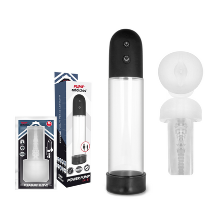 PUMP ADDICTED Bomba Erección RX11 Automática – Dispositivo Avanzado Para Agrandamiento Con Uso Seguro