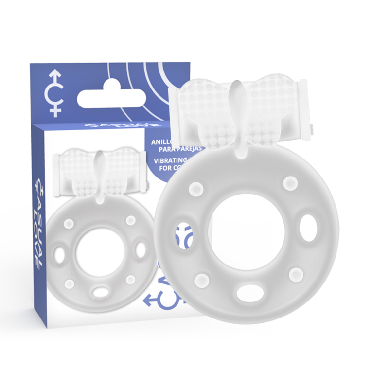 Casual Love Anillo 34 Transparente – Estimulador Con Diseño Innovador Para Placer Sensorial
