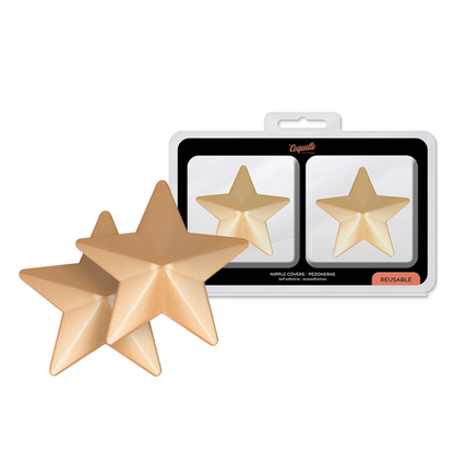 Comprar COQUETTE Cubre Pezones Metal Estrellas – Accesorio Elegante Para Momentos Especiales-Noxtic