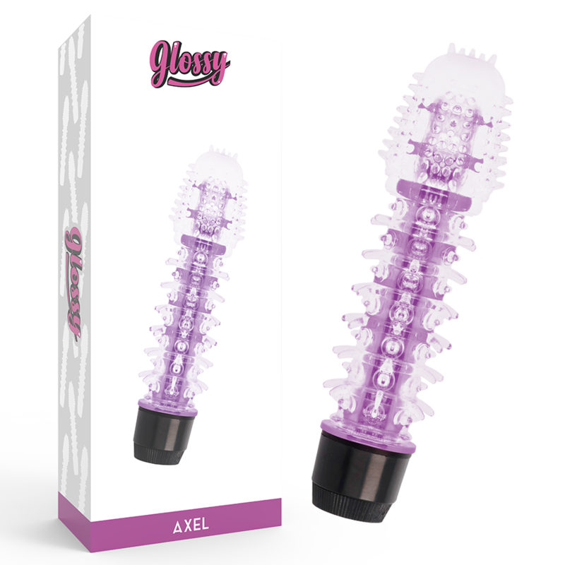 Comprar GLOSSY Axel Vibrador Lila – Vibrador Ergonómico Con Vibraciones Potentes Y Variadas-Noxtic
