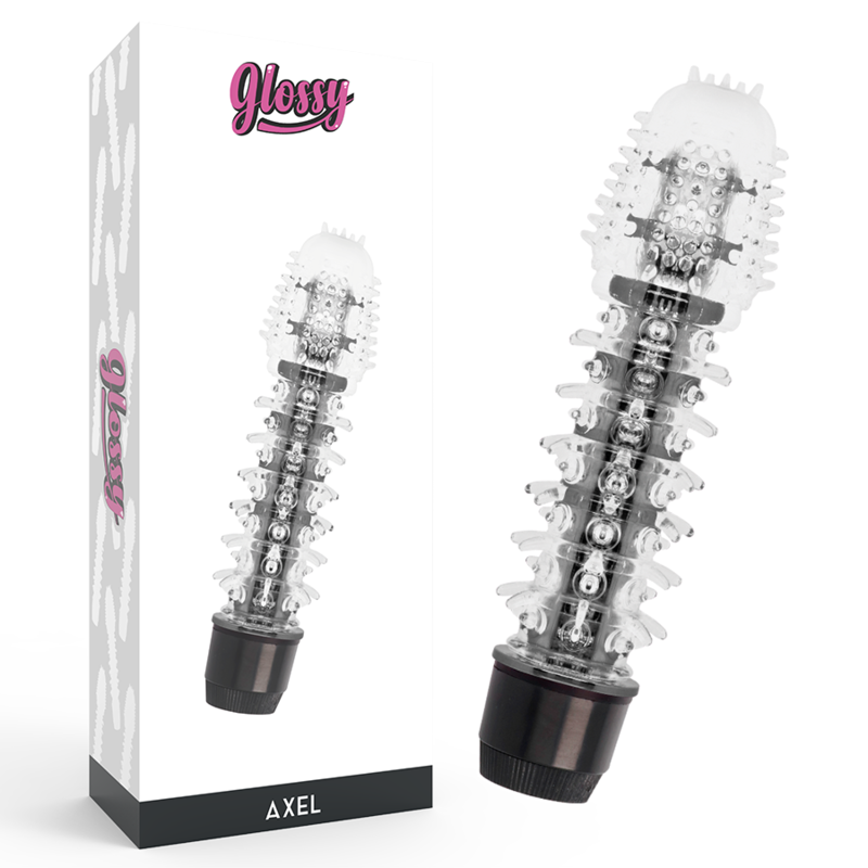 Comprar GLOSSY Axel Vibrador Negro – Vibrador Potente Con Diseño Moderno Y Ajustes Personalizados-Noxtic