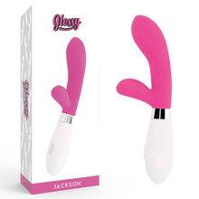 Comprar GLOSSY Jackson Rabbit Rosa – Juguete Erótico Con Diseño Ergonómico Y Doble Motor-Noxtic