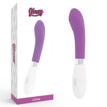 Comprar GLOSSY John Vibrador Lila – Vibrador Con Diseño Curvado Ergonómico Para Placer Intimo-Noxtic