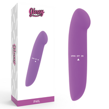 Comprar GLOSSY Phil Vibrator Lila – Vibrador Discreto Con Diseño Elegante Para Llevar A Cualquier Lugar-Noxtic