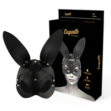 Comprar Coquette Chic Desire Máscara Cuero Vegano – Diseño Elegante Con Orejas De Conejo Para Estilo Único-Noxtic