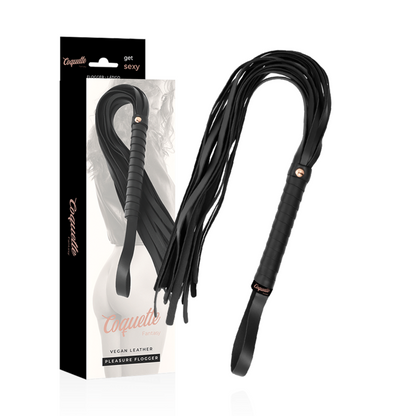 Comprar COQUETTE CHIC DESIRE Fantasy Látigo Cuero Vegano – Diseño Elegante Para Exploración Sensual-Noxtic