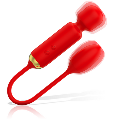 MIA Toscana Double Pleasure Wand – Massaggiatore ricaricabile con design ergonomico