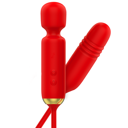 MIA Toscana Double Pleasure Wand – Massaggiatore con funzione ascendente e discendente per un doppio piacere