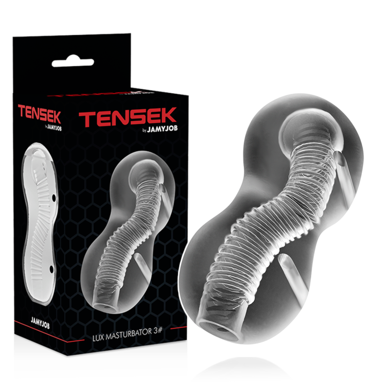 Comprar JAMYJOB Extreme Masturbador Tensek 3 Transparente – Diseño Estimulante Para Placer Sensorial-Noxtic