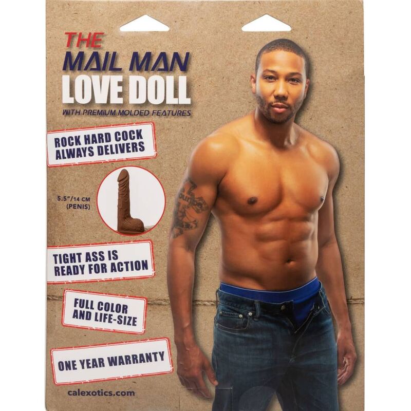 CALEXOTICS The Mail Man Love Doll – Bambola gonfiabile dal design realistico per il piacere personale