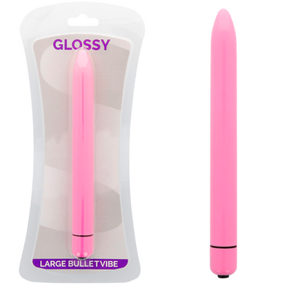 Comprar GLOSSY Slim Vibrador Rosa Intenso – Diseño Elegante Con Vibración Silenciosa Y Potente-Noxtic