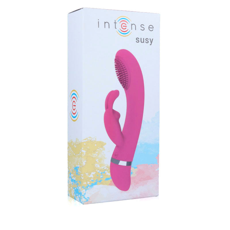 Comprar INTENSE Susy Vibrador Oscilante Rosa – Diseño Elegante Con Silicona Suave Para Placer Sensorial-Noxtic