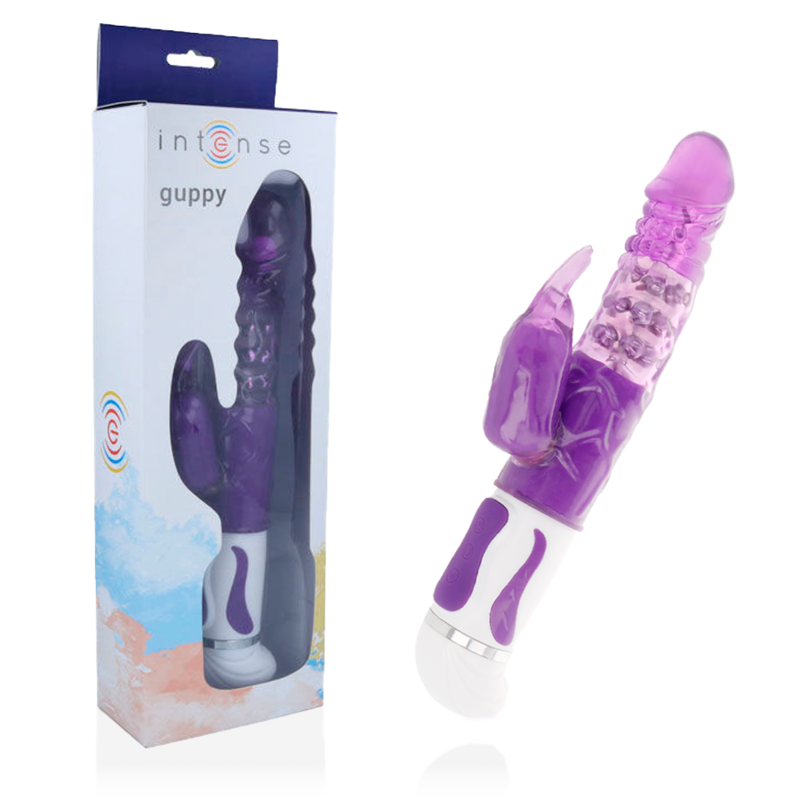 Comprar INTENSE Guppy Vibrador Rotador Lila – Diseño Ergonómico Para Una Experiencia Sensorial Única-Noxtic