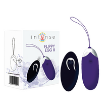 Comprar INTENSE Flippy II Huevo Recargable Lila – Estimulador Silencioso Con 10 Velocidades De Vibración-Noxtic
