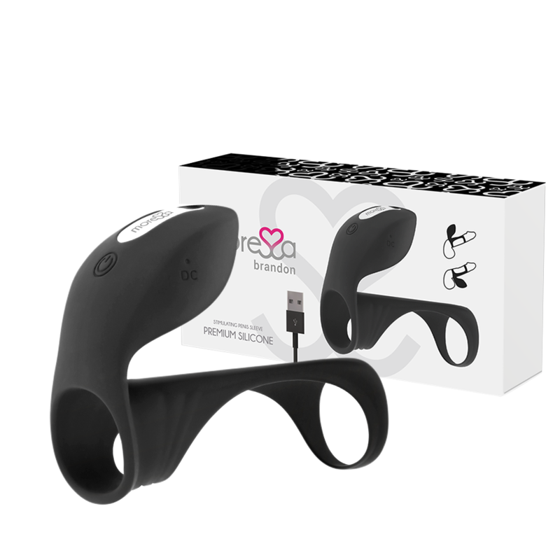Comprar MORESA Brandon Anillo Vibrador Potente – Funda De Engrosamiento Para Mayor Placer-Noxtic