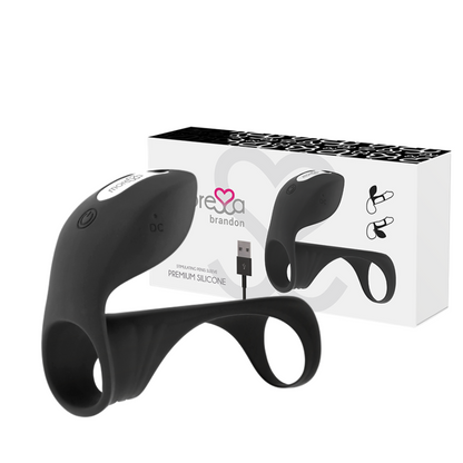 Comprar MORESA Brandon Anillo Vibrador Potente – Funda De Engrosamiento Para Mayor Placer-Noxtic
