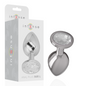 Comprar INTENSE Plug Anal Metal Aluminio Con Cristal Plata Talla L – Diseño Elegante Para Exploración Con Estilo-Noxtic