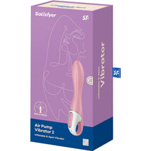 Comprar Satisfyer Air Pump Vibrator 2 Rosa – Vibrador Inflable Recargable Con Diseño Elegante-Noxtic