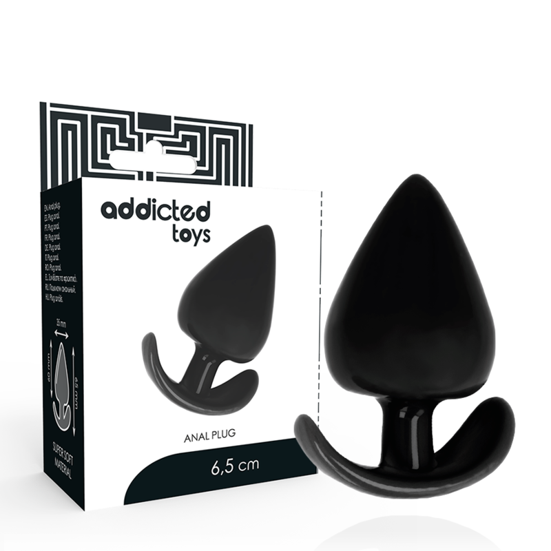 ADDICTED TOYS Plug anale 6,5 cm – Design ergonomico per un piacere confortevole