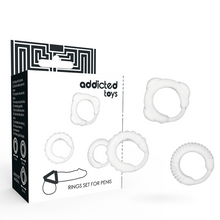 Comprar ADDICTED TOYS Set De 3 Anillos Clear – Diseño Confortable Para Una Experiencia Placentera-Noxtic