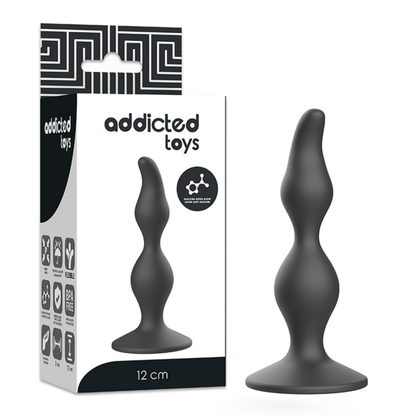 Comprar ADDICTED TOYS Plug Anal 12 CM Negro – Diseño Seguro Para Placer Personal Exploratorio-Noxtic