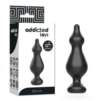 Comprar ADDICTED TOYS Plug Anal 13.6 CM Negro – Diseño Ergonómico Para Exploración Confortable-Noxtic
