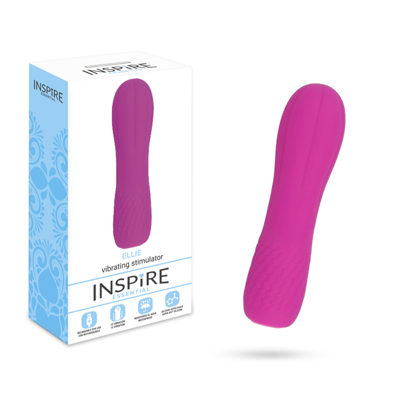 Comprar INSPIRE Essential Vibrador Ellie Lila – Vibrador Recargable Con Diseño Ergonómico De Silicona Hipoalergénica-Noxtic
