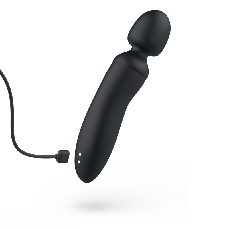 B SWISH Bthrilled Vibrador Wand Premium Negro – Diseño Elegante Con Funcionalidad Recargable