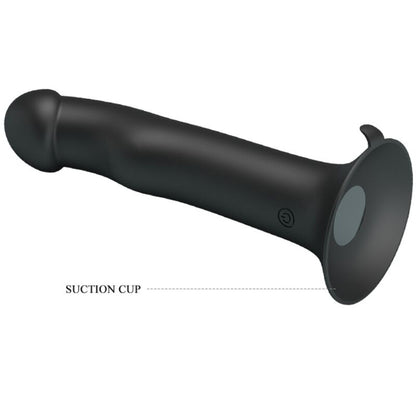 PRETTY LOVE Murray Vibrador Y Succionador Negro – Diseño Elegante Con 12 Funciones Para Placer Personalizado