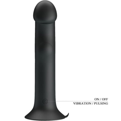 PRETTY LOVE Murray Vibrador Y Succionador Negro – Diseño Elegante Con 12 Funciones Para Placer Personalizado