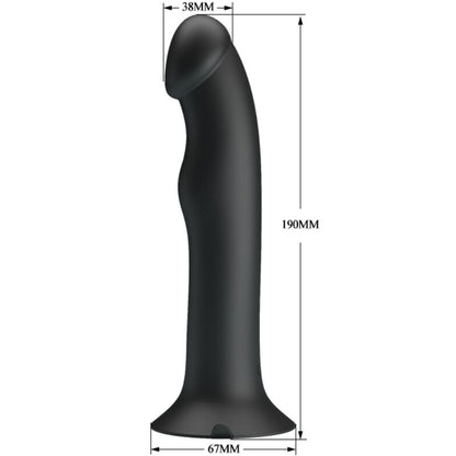 PRETTY LOVE Murray Vibrador Y Succionador Negro – Diseño Elegante Con 12 Funciones Para Placer Personalizado