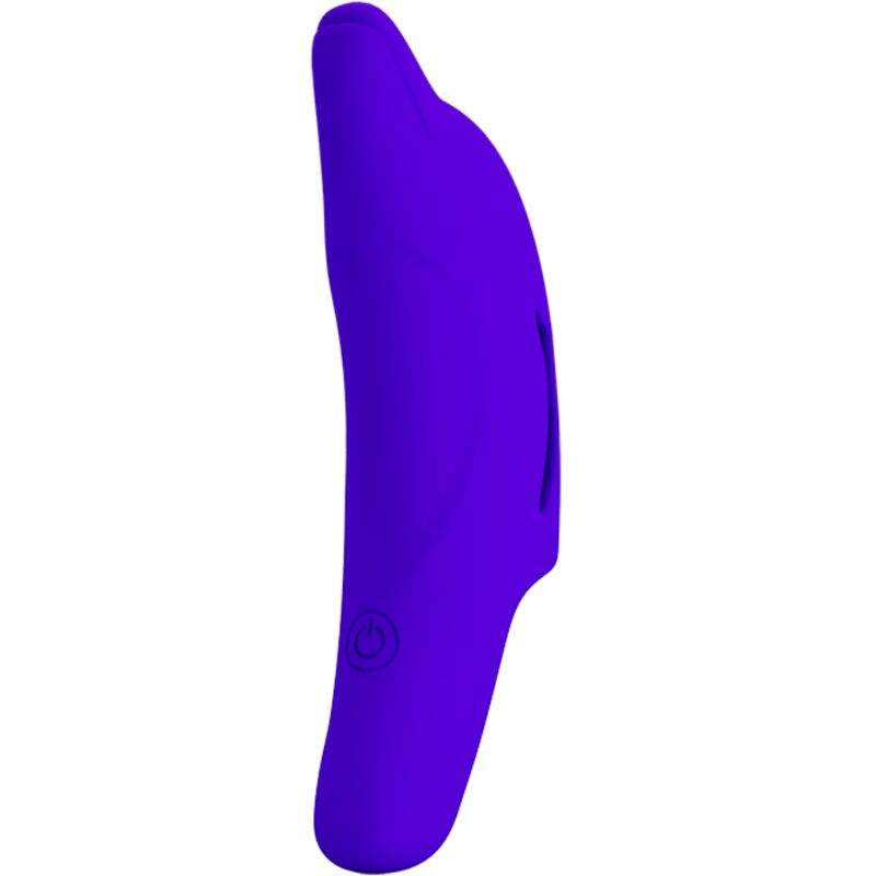 Stimolatore per dita Pretty Love Delphini Blu Scuro – Design ergonomico con silicone medico per sensazioni uniche