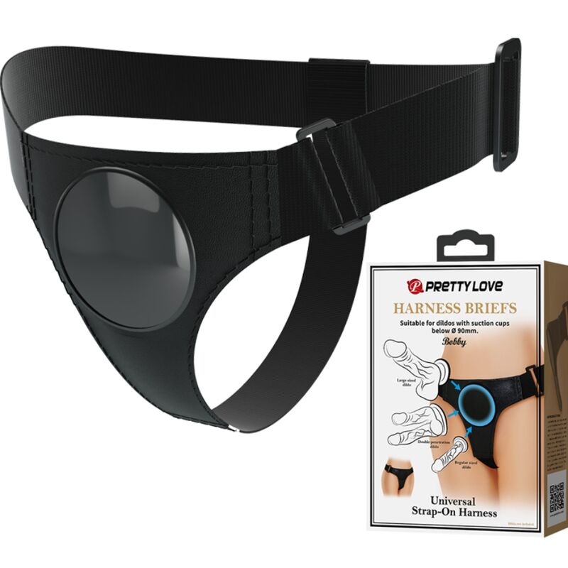 Pretty Love Arnés Universal Negro – Diseño Ergonómico Para Libertad Sensorial