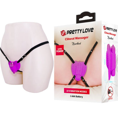 Comprar Pretty Love Masajeador Heartbeat Morado – Estimulador Con 10 Modos De Vibración Para Placer Personal-Noxtic