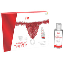 INTT Panty Brasileño Rojo Con Perlas – Lencería Delicada Para Una Experiencia Sofisticada