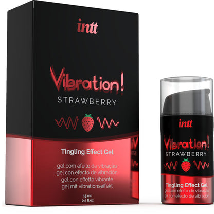 Comprar INTT Gel Vibrador Líquido Fresa 15 ml – Estimulante Íntimo Para Sensaciones Dulces y Vibrantes-Noxtic