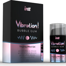 INTT Gel Vibrante Liquido Bubble Gum 15ml – Stimolante Intimo per il Piacere Sensoriale