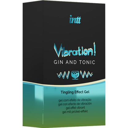 INTT - POWERFUL INTIMATE STIMULANT LIQUID VIBRATOR GEL GIN &amp; TONIC 15ML
