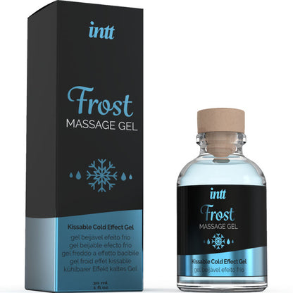 Gel da massaggio al gusto di menta INTT – Effetto rinfrescante intenso per un piacere rinfrescante
