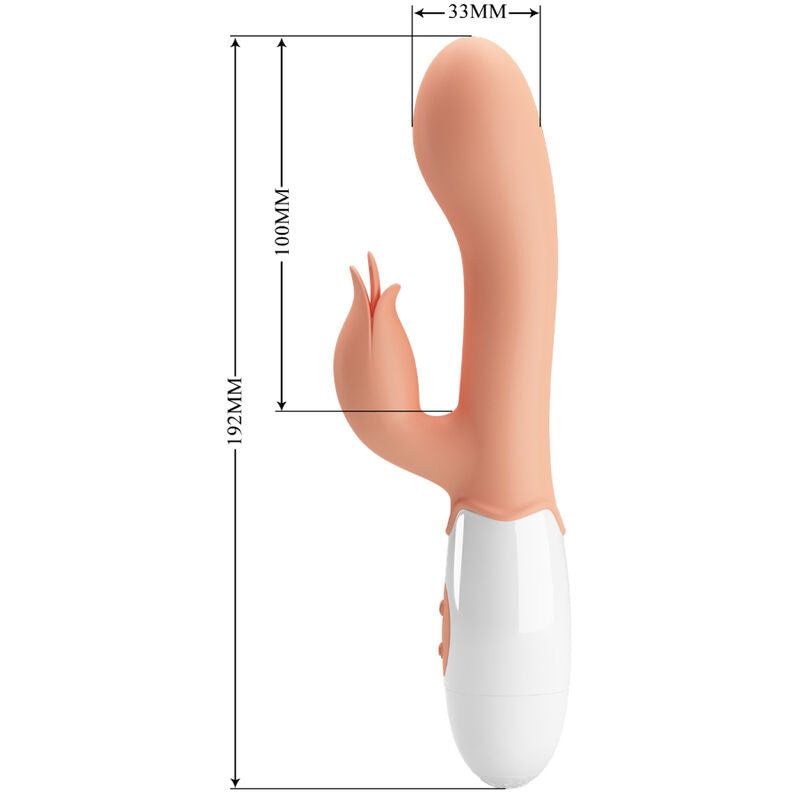 Pretty Love Bloody Mary – Vibrador Ergonómico Con Estimulador Para Placer Único