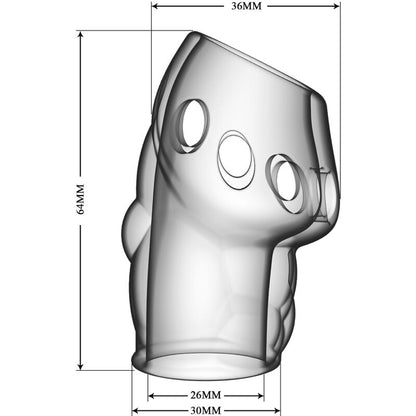 PRETTY LOVE Oscar Engrosador Transparente – Diseño Elegante Para Mayor Confort Durante El Uso