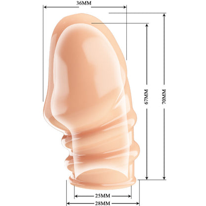 PRETTY LOVE Jeremy Natural Thickener – Manicotto morbido al tatto per un piacere personalizzato