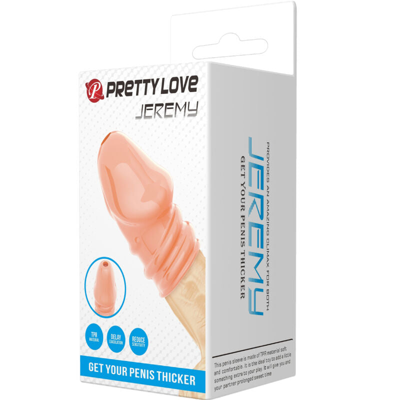 PRETTY LOVE Jeremy Natural Thickener – Manicotto morbido al tatto per un piacere personalizzato