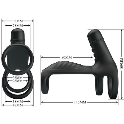 Comprar PRETTY LOVE Manga De Extensión De Silicona Suave – Diseño Flexible Para Mayor Placer Intimo-Noxtic