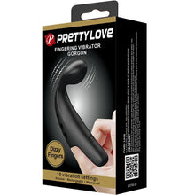 Pretty Love Gorgon Black Vibrating Thimble – Vibratore ricaricabile dal design compatto e potente